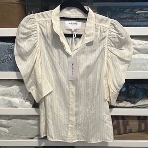 Frame Denim Cream Blouse